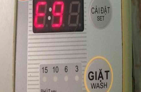 Lỗi E9 40 máy giặt Sanyo là gì?