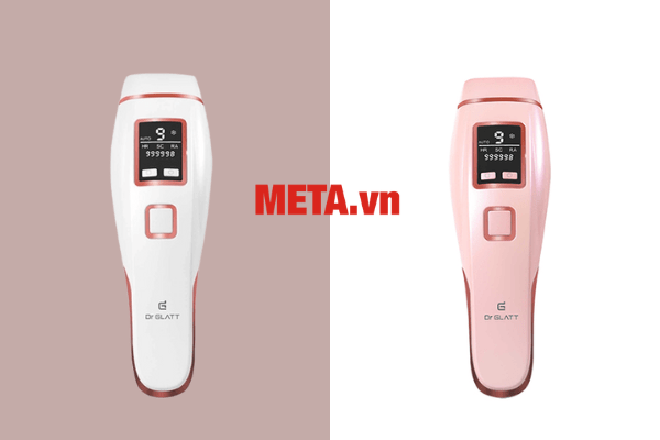 2 phiên bản màu của máy triệt lông và trẻ hoá da DR.GLATT IPL PRO