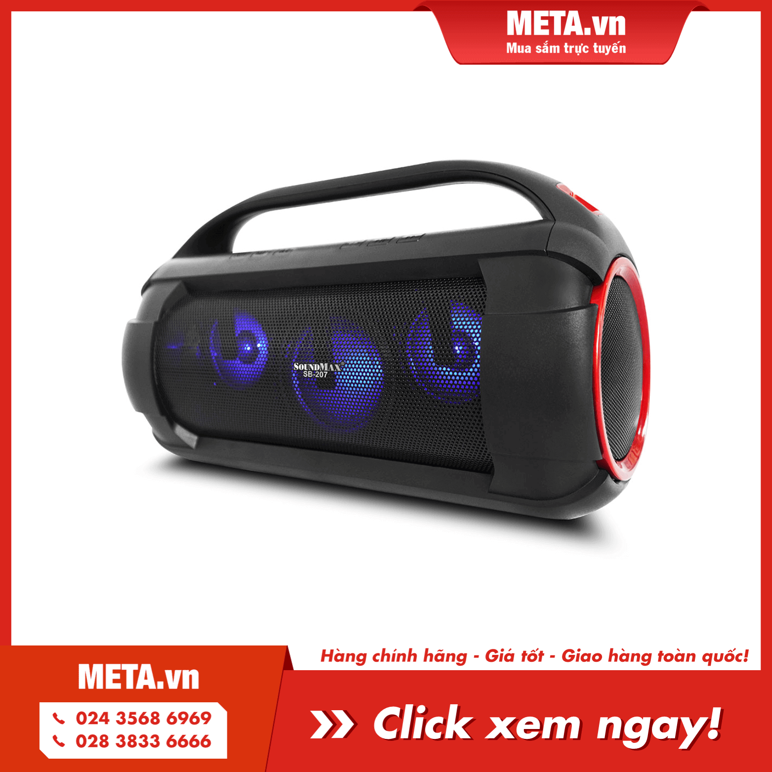 Mua ngay loa Bluetooth Soundmax SB207