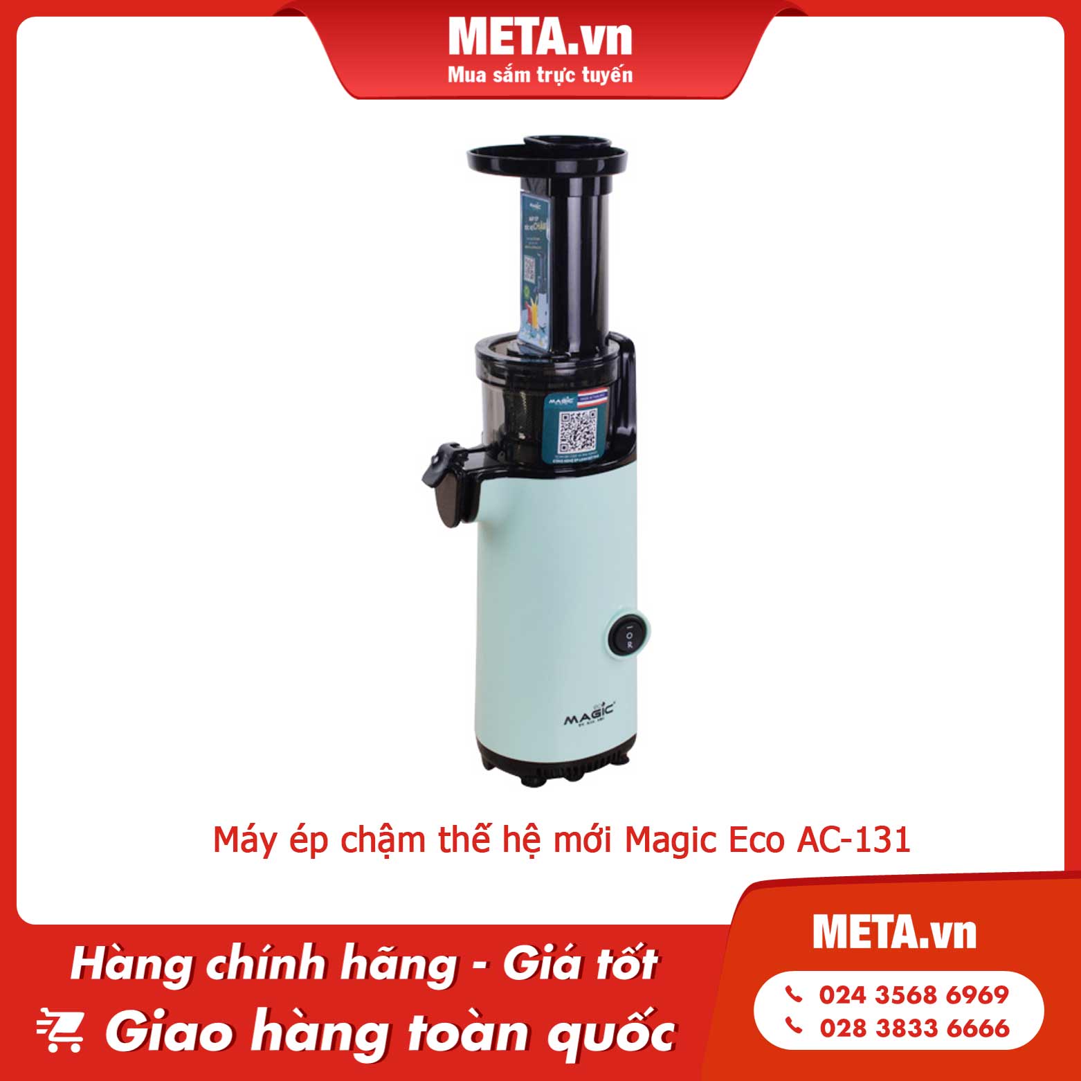 Máy ép chậm thế hệ mới Magic Eco AC-131
