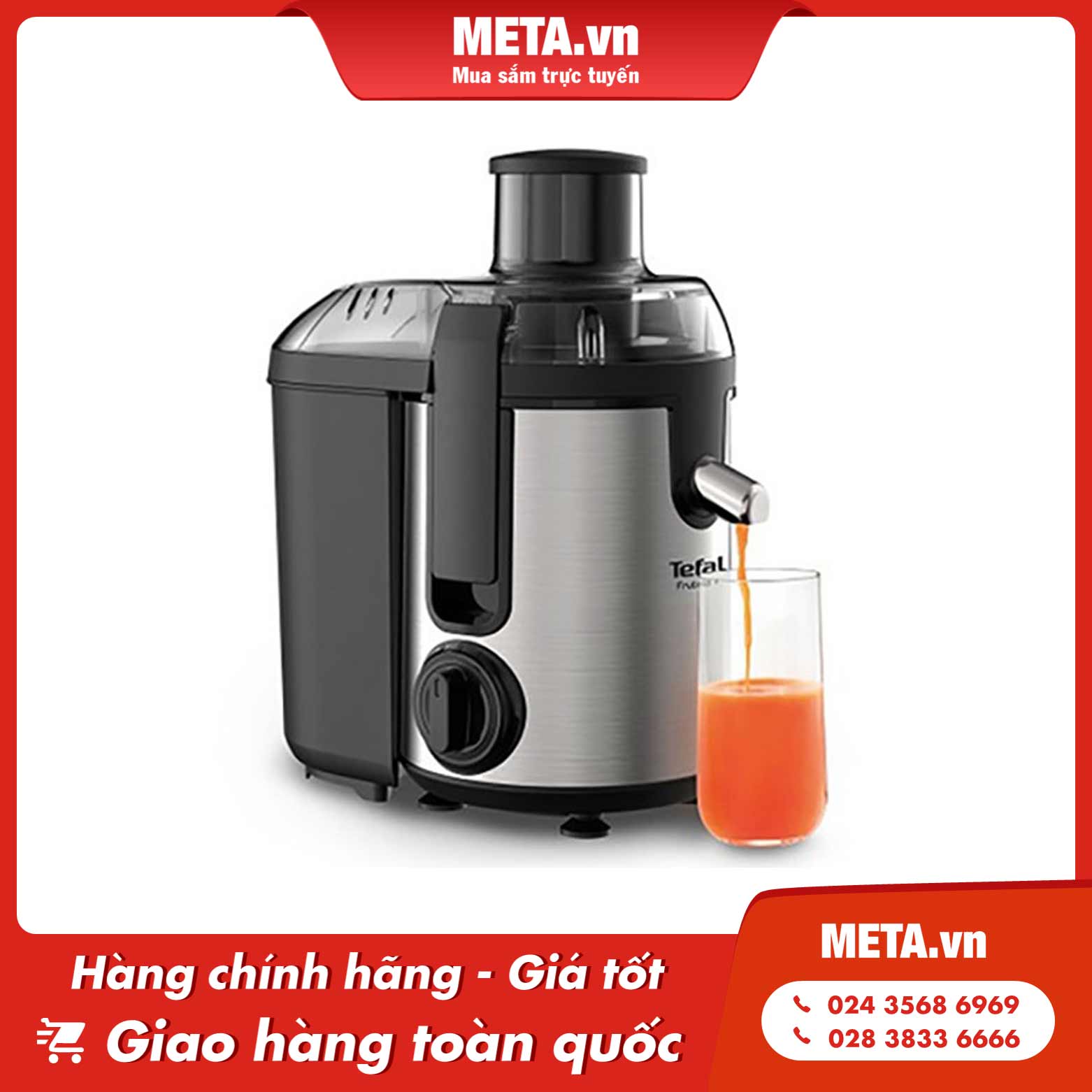Máy ép trái cây Tefal ZE420D38