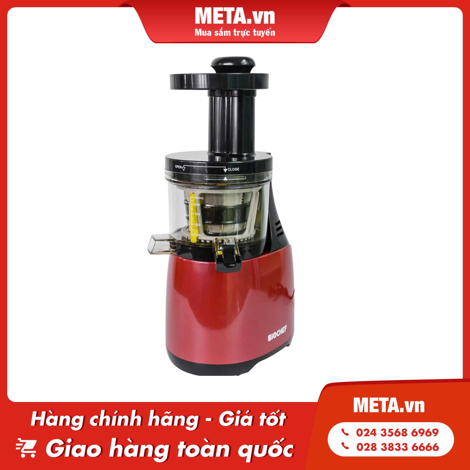 Máy ép trái cây Biochef 555