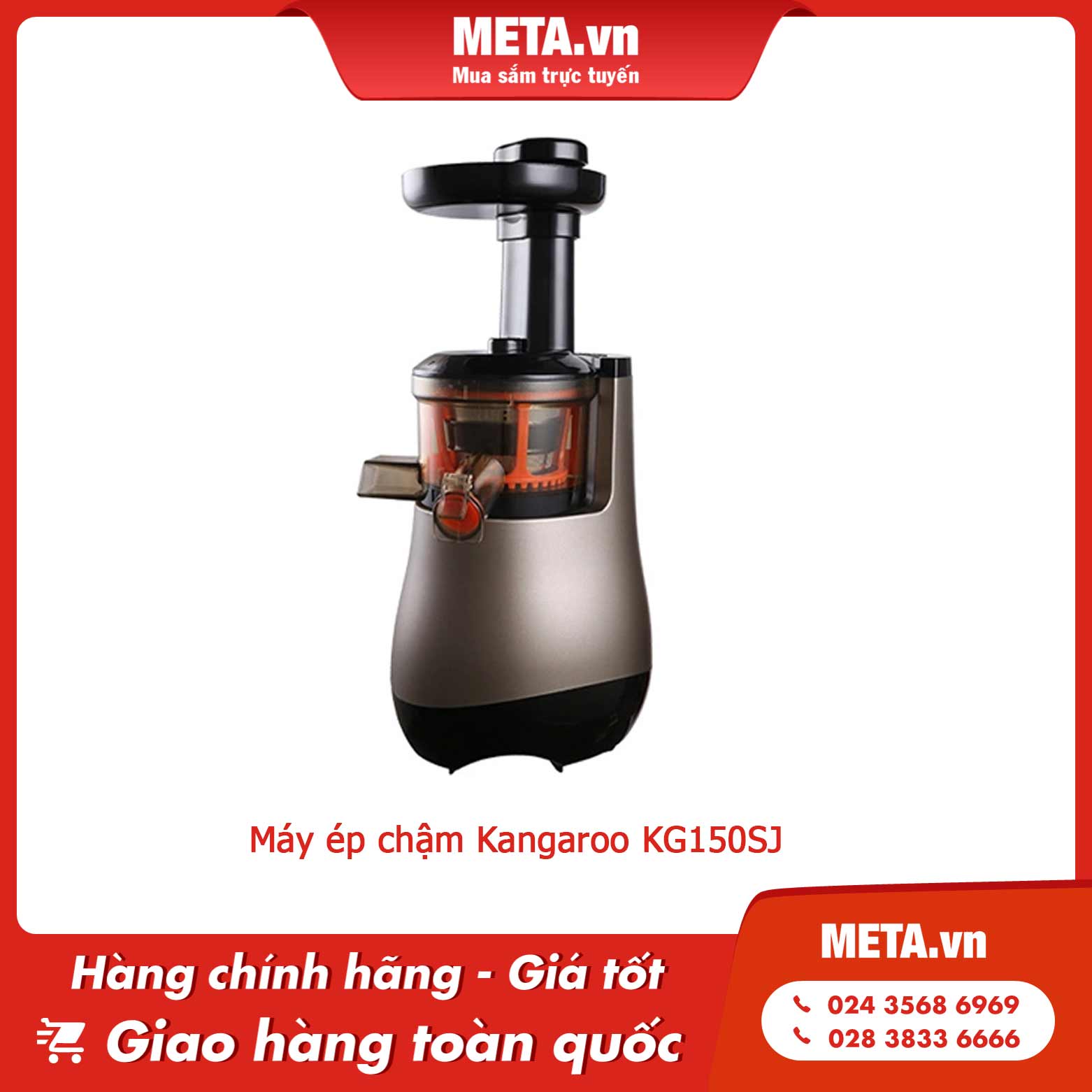 Máy ép chậm Kangaroo KG150SJ