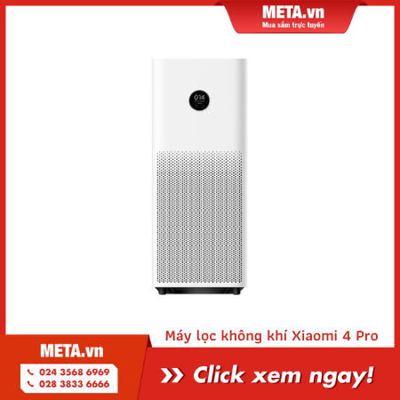 Xem ngay máy lọc không khí Xiaomi Mi Smart Air Purifier 4 Pro