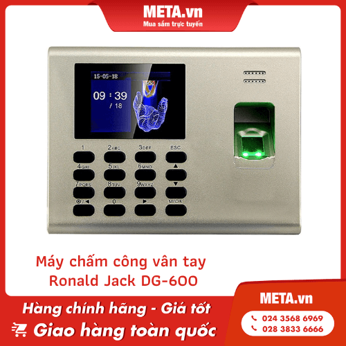 Máy chấm công bằng vân tay Ronald Jack DG-600