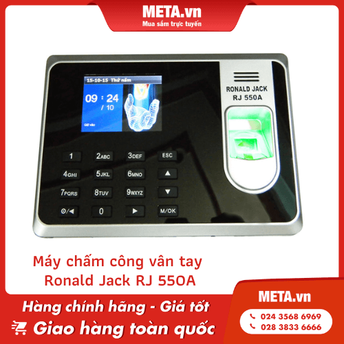 Máy chấm công vân tay Ronald Jack RJ 550A