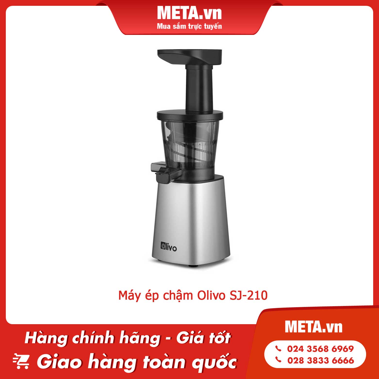 Review máy ép chậm Olivo SJ-210