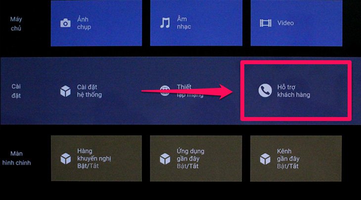 Chuyển tới mục Hỗ trợ khách hàng để đọc tên sản phẩm