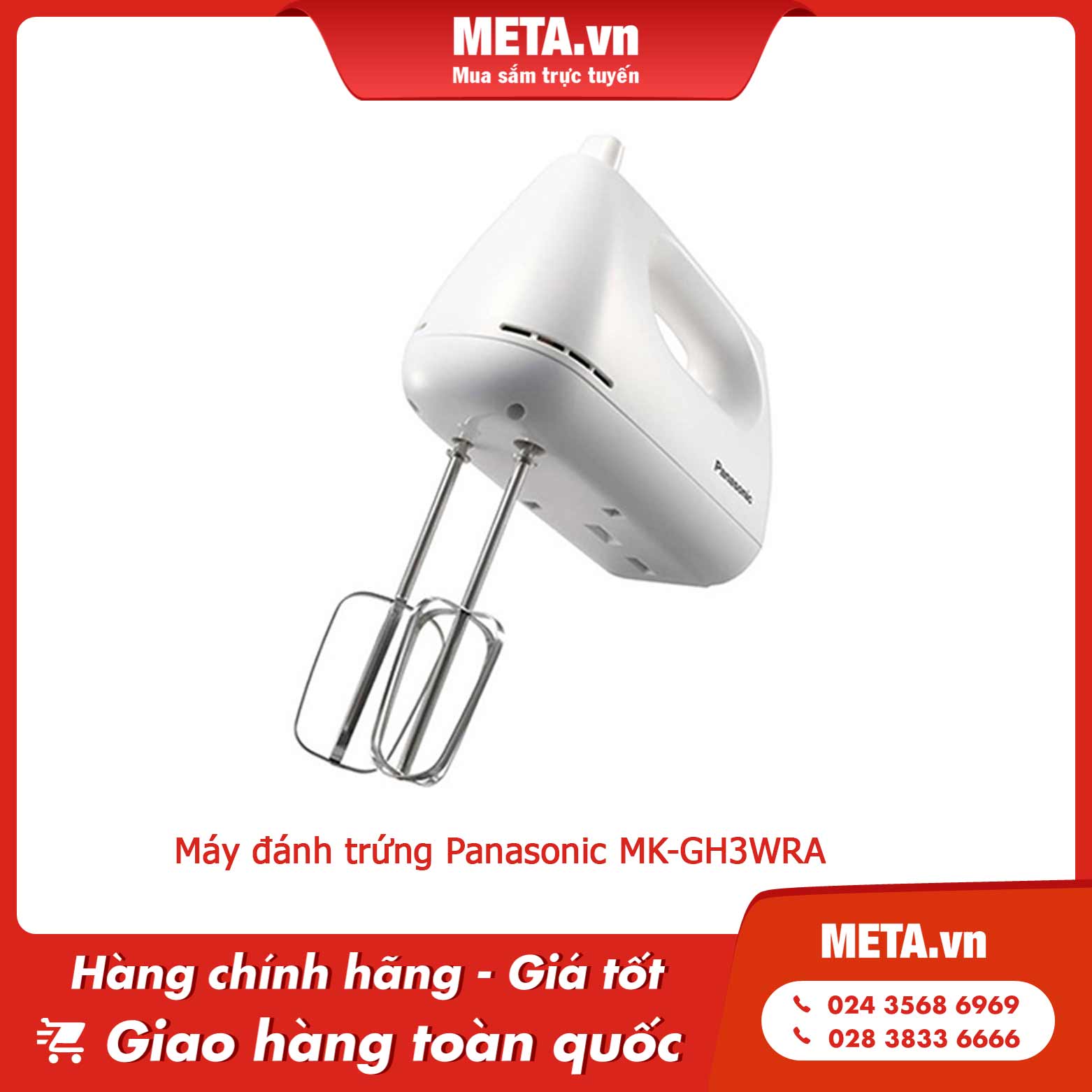 Máy đánh trứng Panasonic MK-GH3WRA