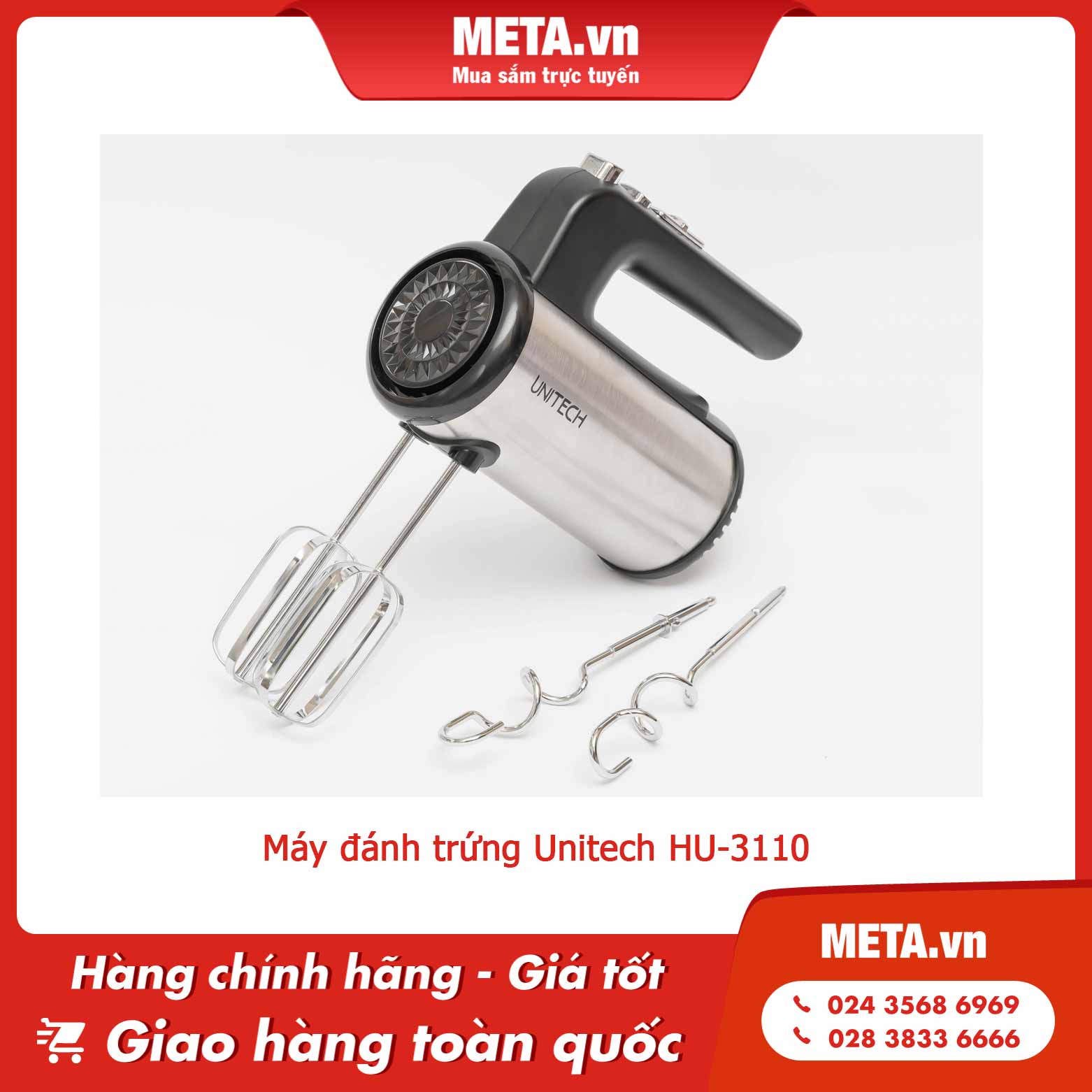 Máy đánh trứng Unitech HU-3110