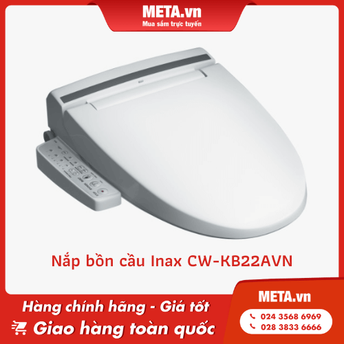 Nắp bồn cầu điện tử thông minh Inax CW-KB22AVN