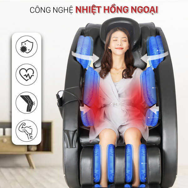 Công nghệ massage nhiệt hồng ngoại
