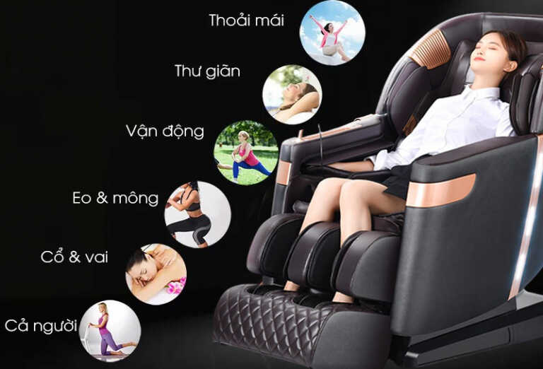 Công dụng của ghế massage 4D