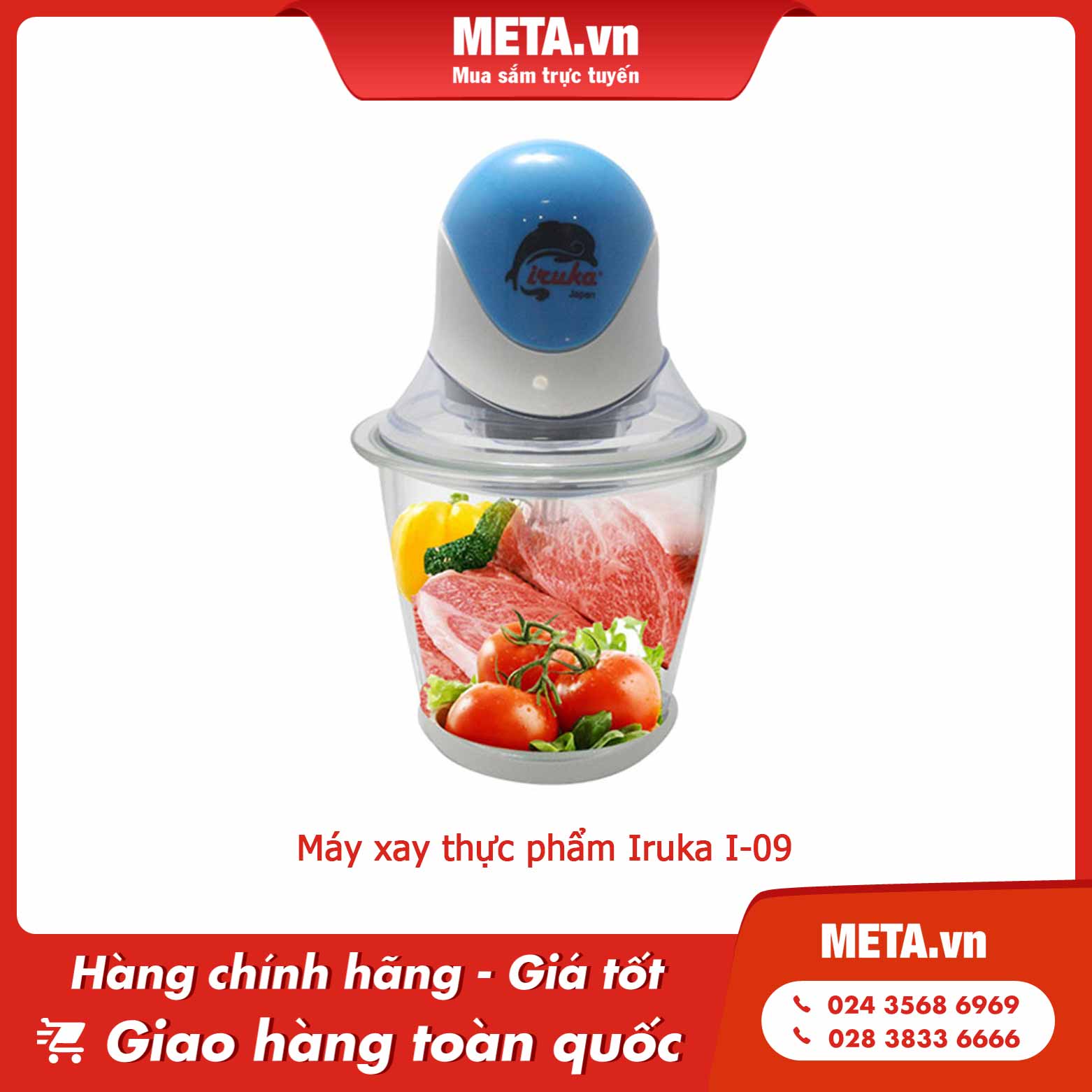 Máy xay thực phẩm Iruka I-09