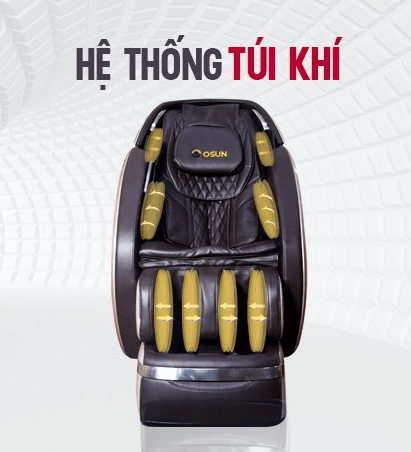 Các túi khí trên ghế massage không hoạt động là một trong các lỗi thường gặp ở ghế massage