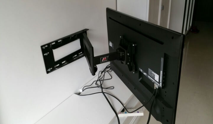Hướng dẫn cách lắp giá treo tivi tại nhà