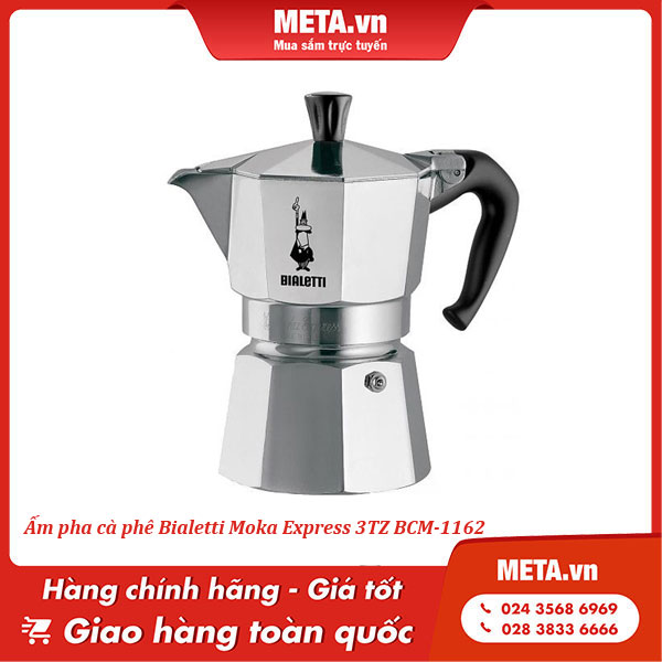 Ấm pha cà phê Bialetti Moka Express 3TZ BCM-1162