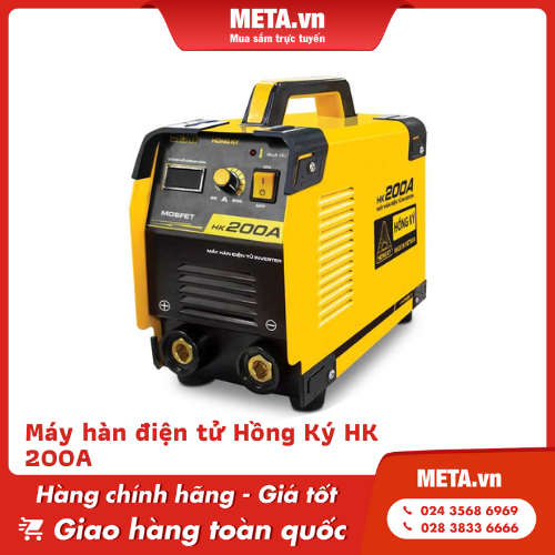 Máy hàn que chuyên trị vùng điện yếu Hồng Ký HK 200A