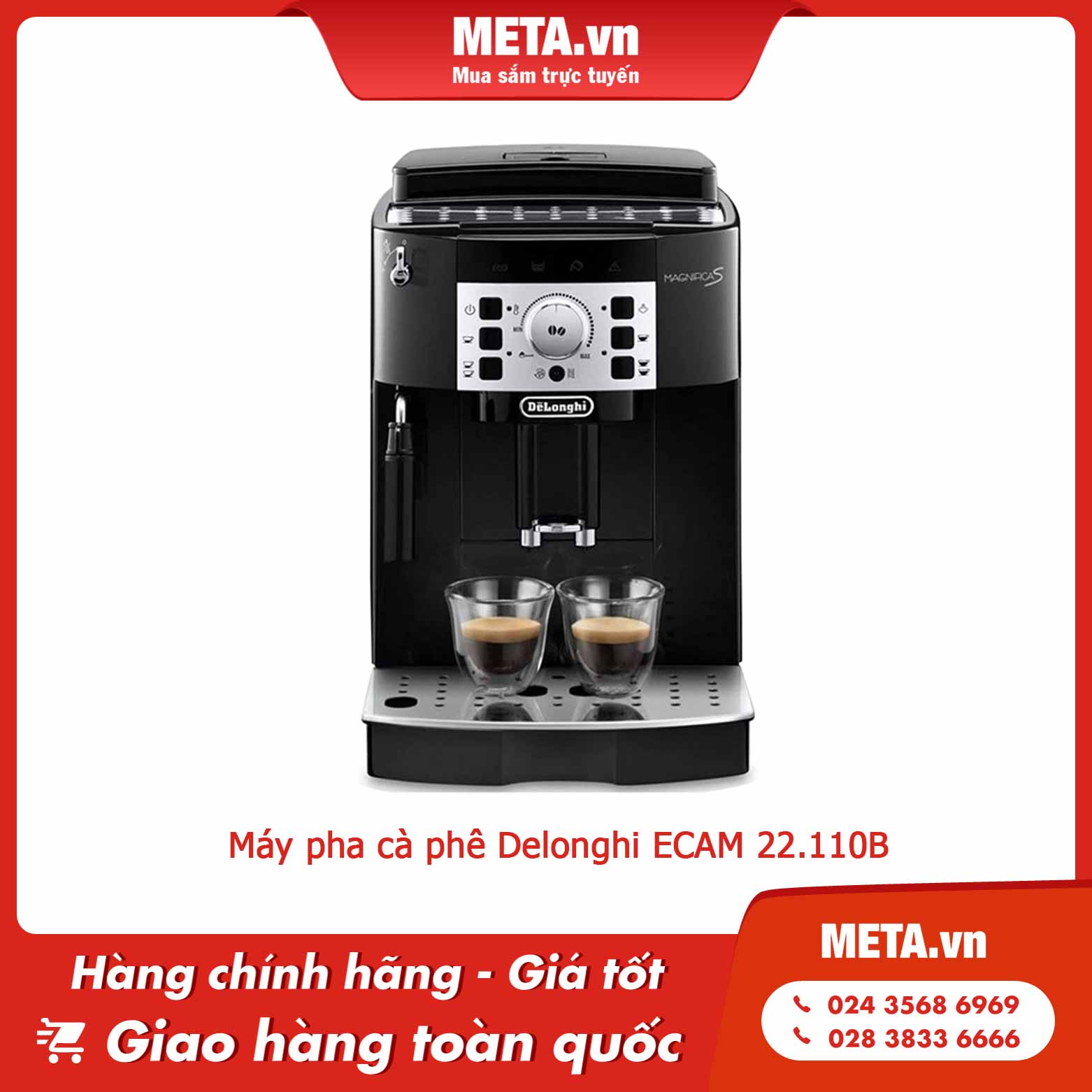 Máy pha cà phê Delonghi ECAM 22.110B