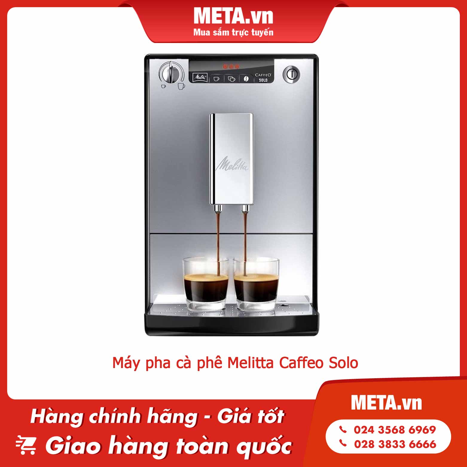 Máy pha cà phê Melitta Caffeo Solo