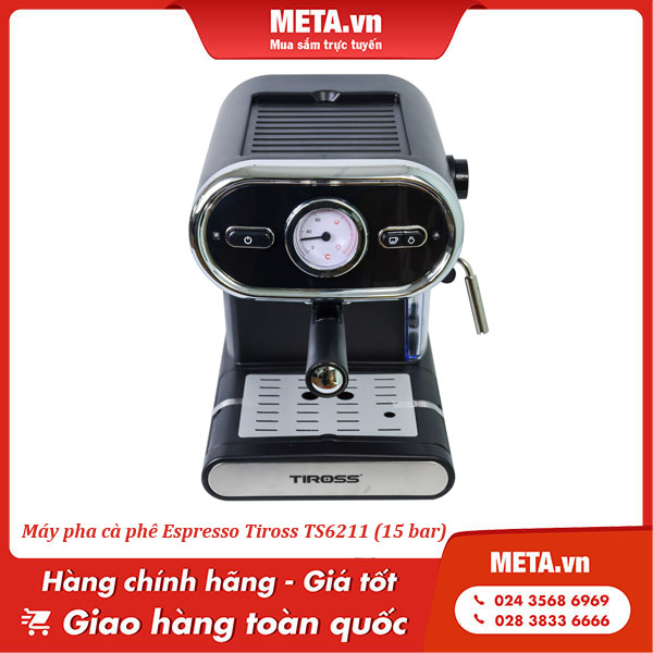 Máy pha cà phê Espresso Tiross TS6211 (15 bar)