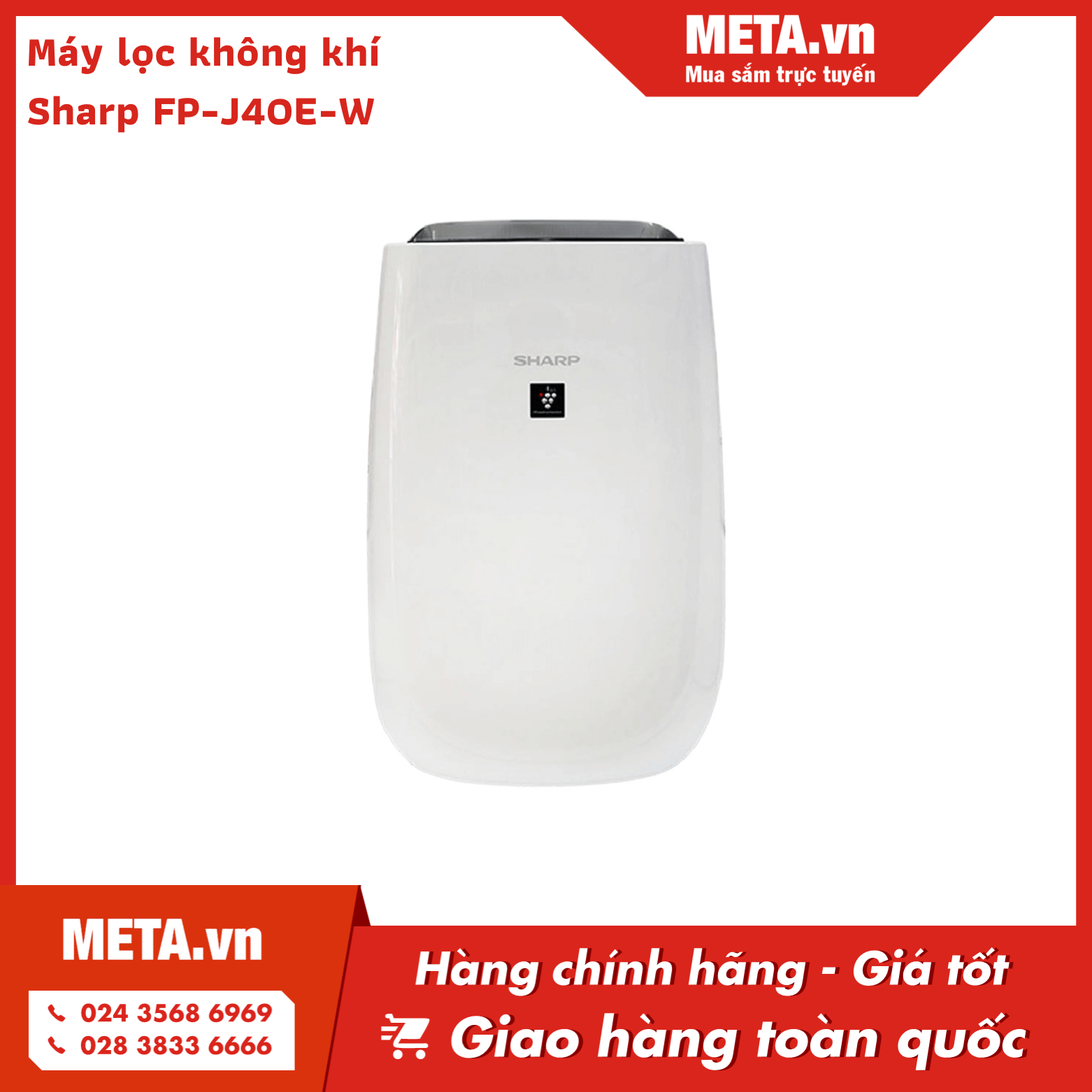 Máy lọc không khí Sharp FP-J40E-W