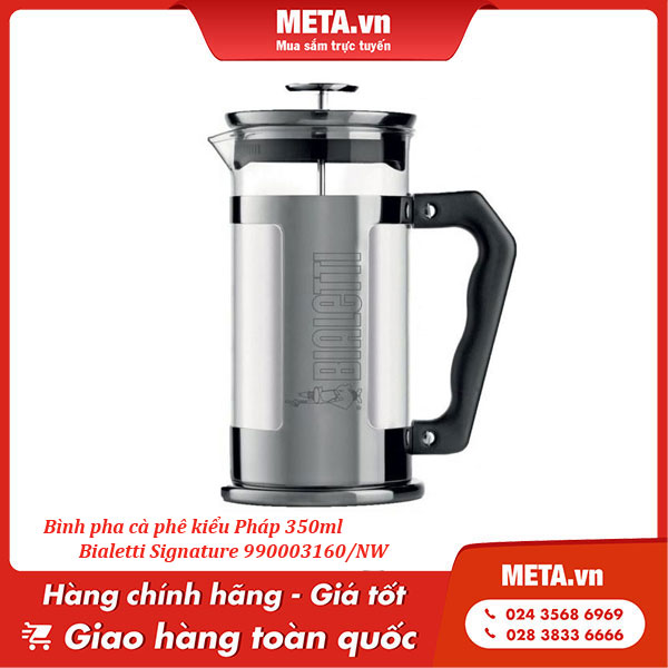 Ấm pha cà phê kiểu Pháp 350ml Bialetti Signature 990003160/NW