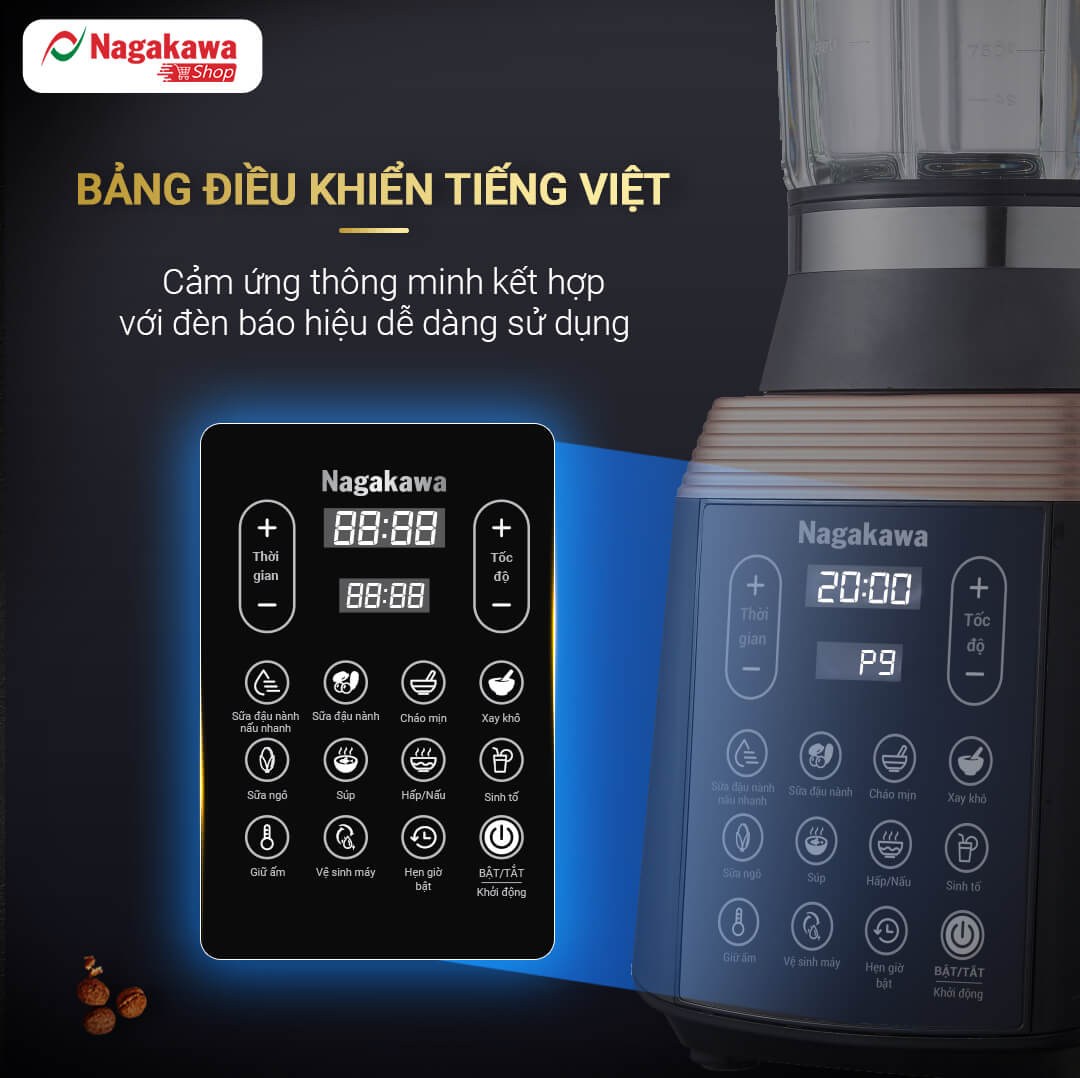 Hướng dẫn sử dụng máy làm sữa hạt NAG0815