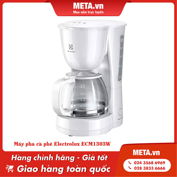 Máy pha cà phê dạng lọc Electrolux ECM1303W
