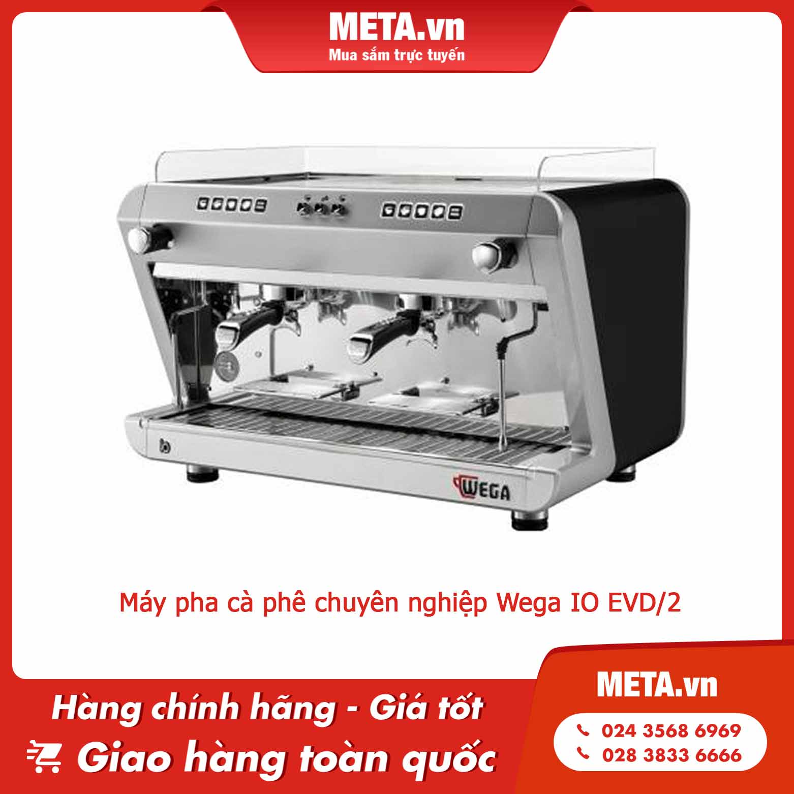 Máy pha cà phê chuyên nghiệp Wega IO EVD/2