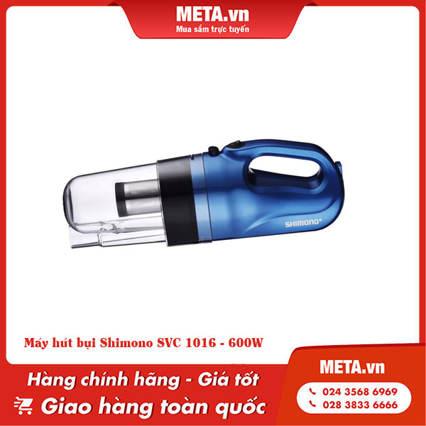 Máy hút bụi Shimono SVC 1016 có thiết kế nhỏ gọn, tiện lợi 