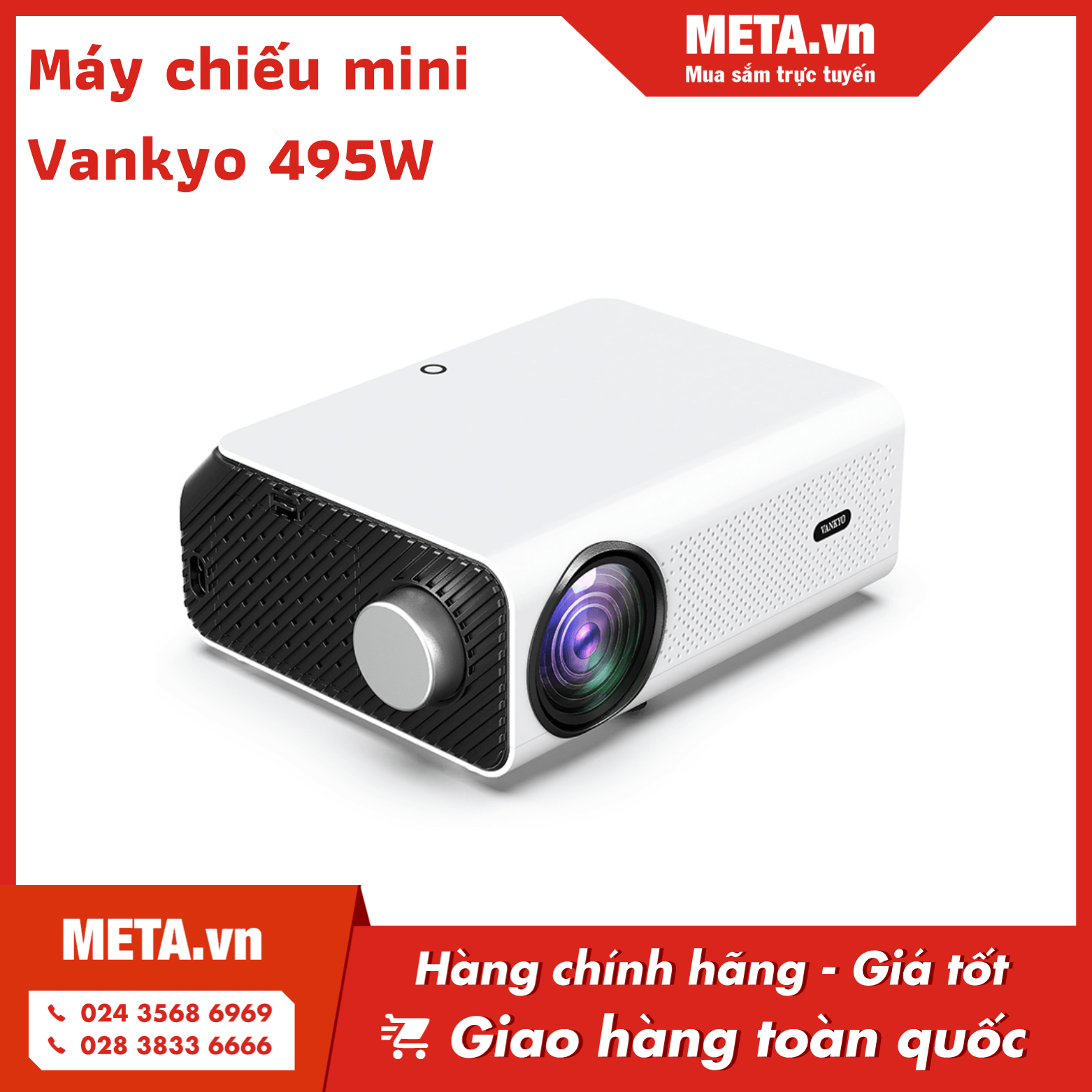Máy chiếu mini Vankyo 495W
