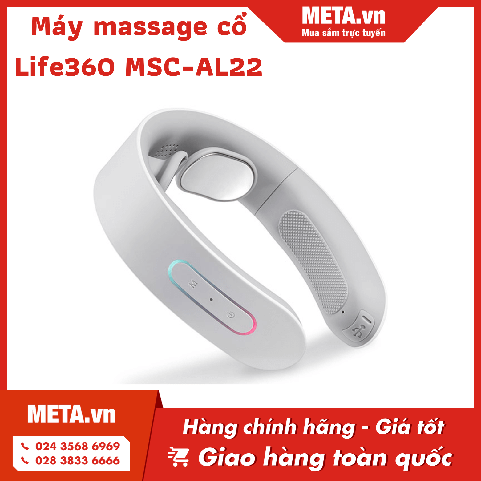 Máy massage cổ thông minh Life360 MSC-AL22