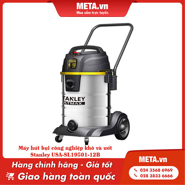 Máy hút bụi công nghiệp khô và ướt Stanley USA-SL19501-12B