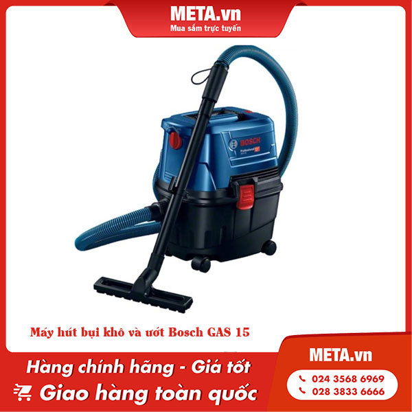 máy hút bụi khô và ướt Bosch GAS 15