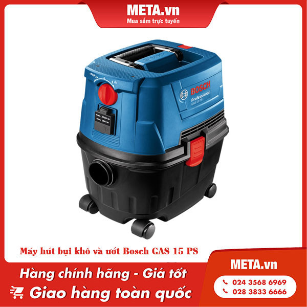 Máy hút bụi khô và ướt Bosch GAS 15 PS