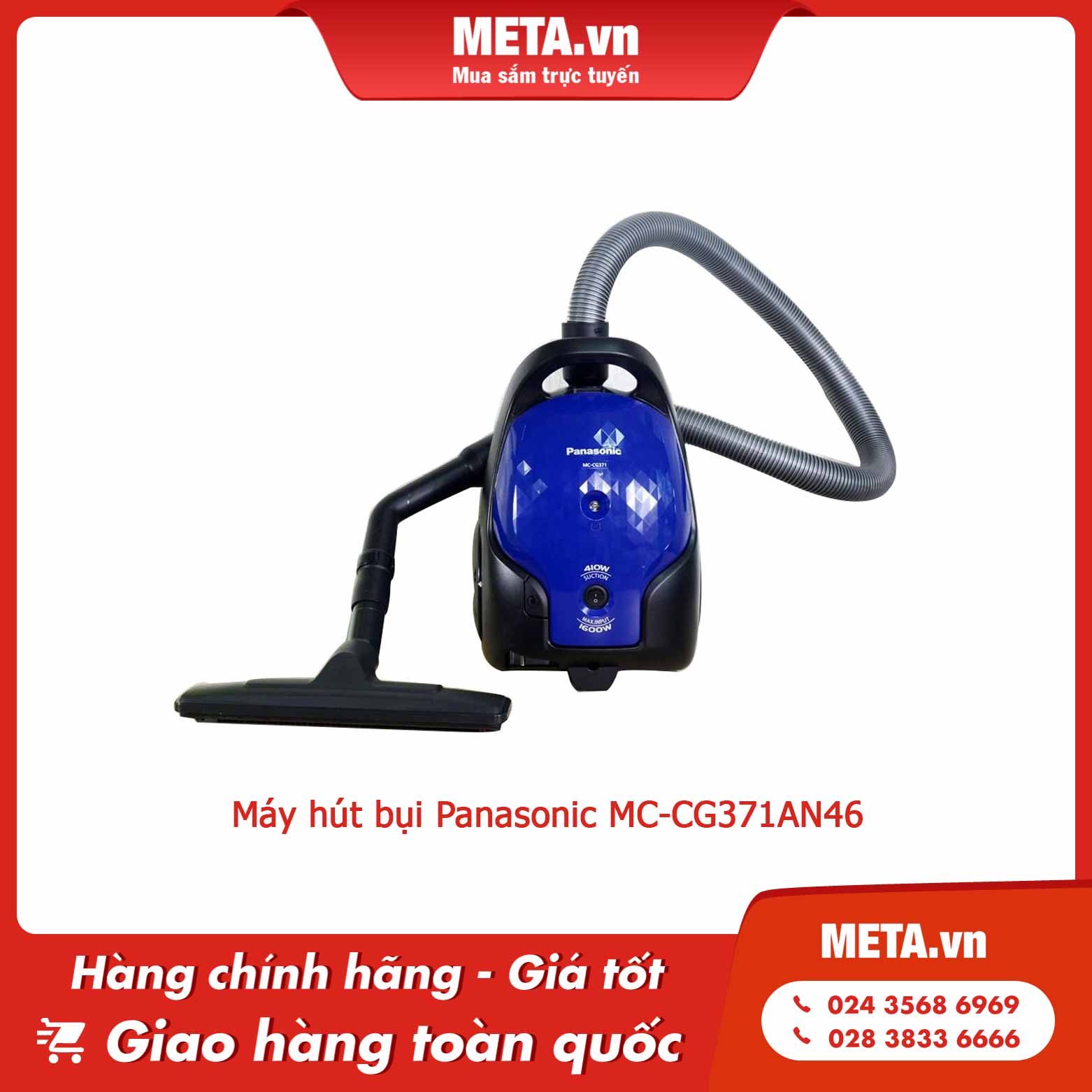 Máy hút bụi Panasonic MC-CG371AN46