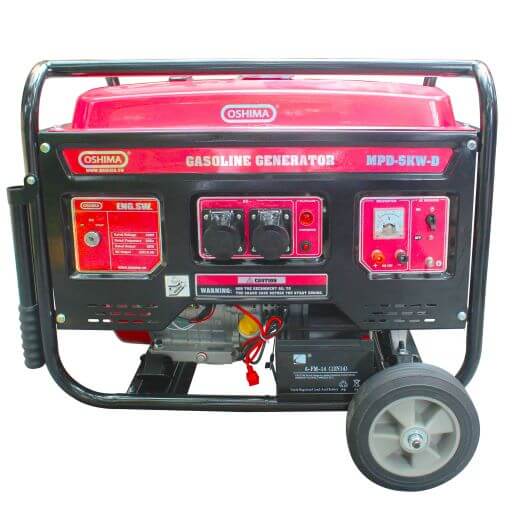 Máy phát điện 5kW có công suất liên tục đạt 5000W