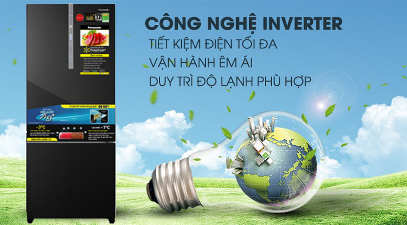 Công nghệ máy nén Inverter trên tủ lạnh Panasonic