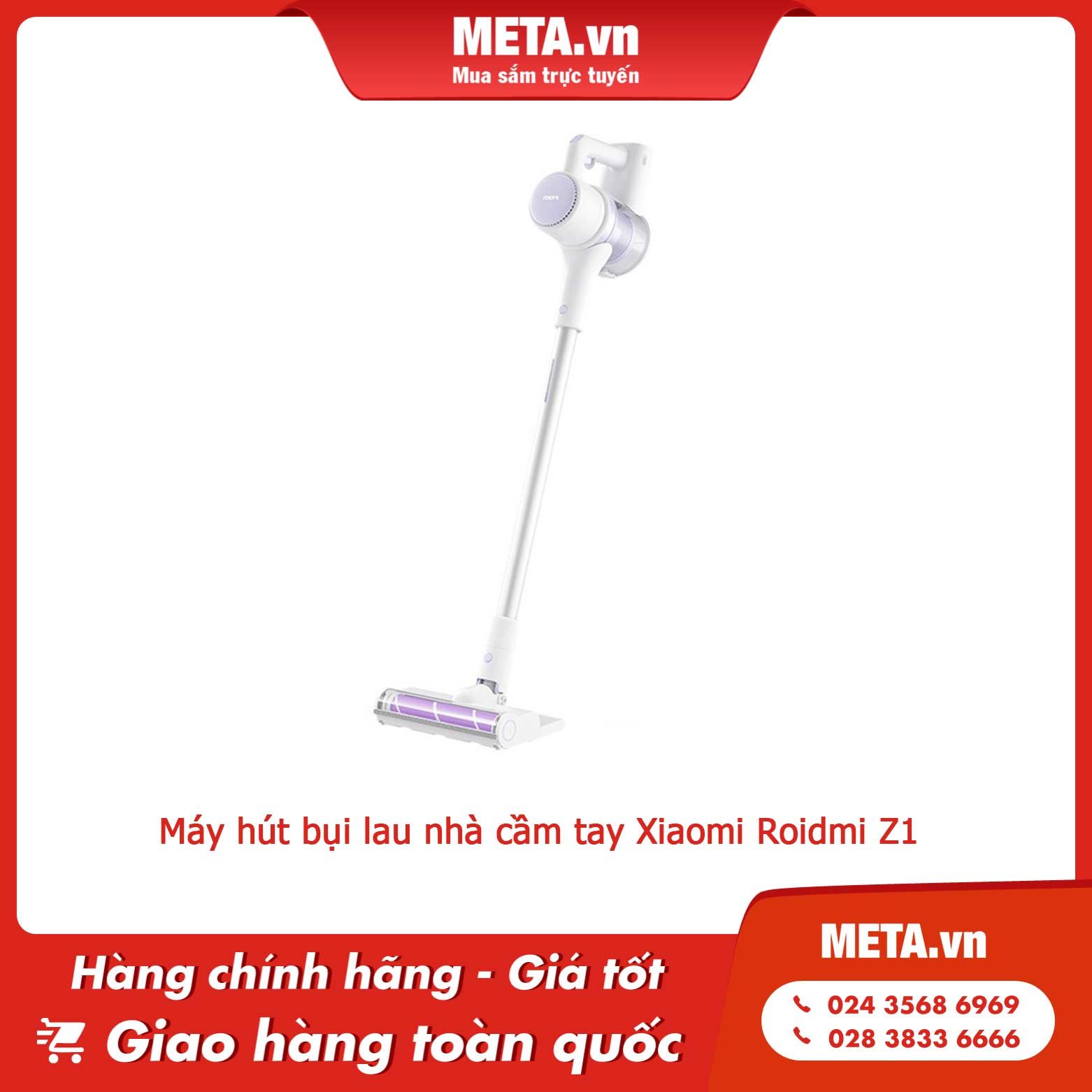 Máy hút bụi lau nhà cầm tay Xiaomi Roidmi Z1