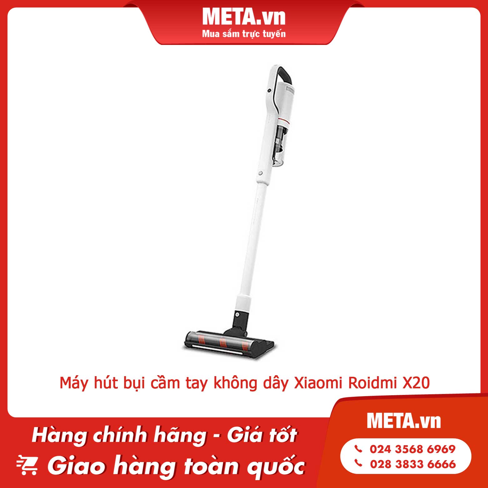 Máy hút bụi cầm tay không dây Xiaomi Roidmi X20