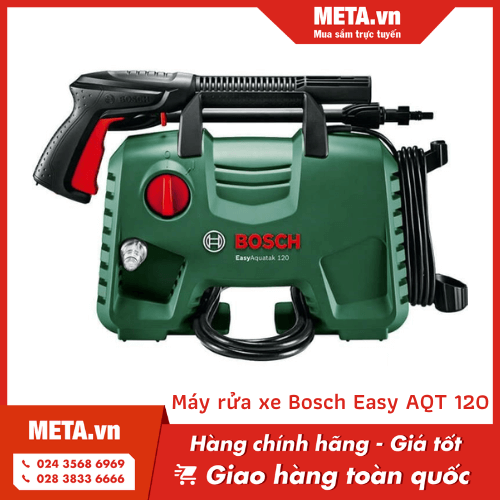 Máy phun xịt rửa áp lực cao Bosch Easy AQT 120
