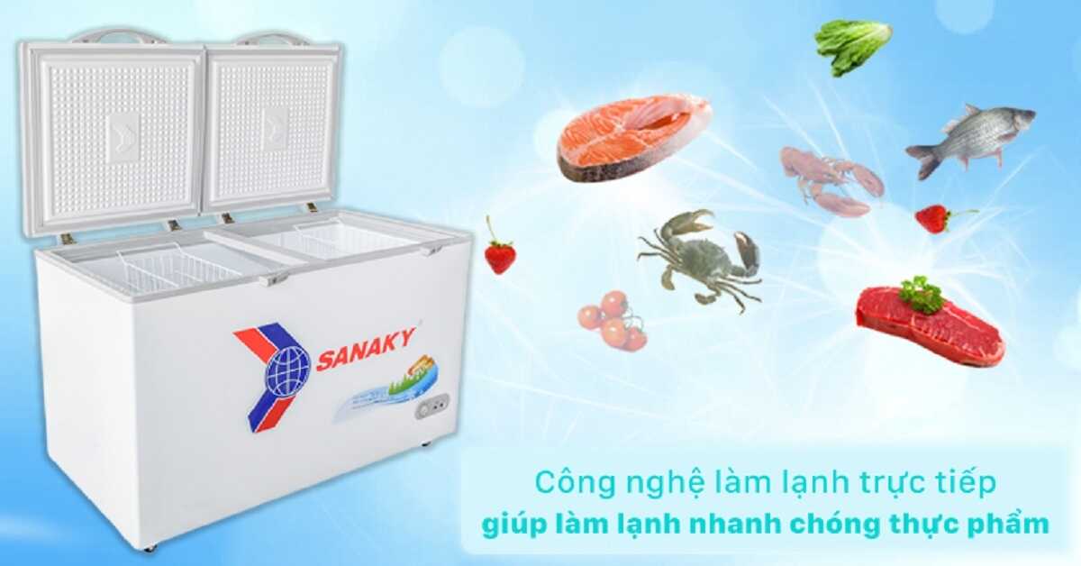 Tủ đông làm lạnh trực tiếp