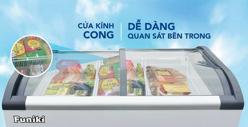 Tủ đông mặt kính