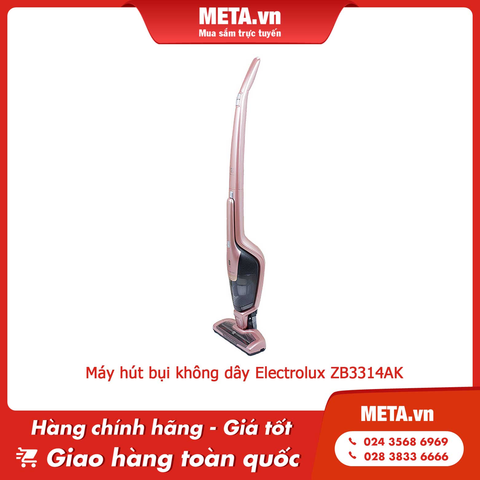 Máy hút bụi không dây Electrolux ZB3314AK