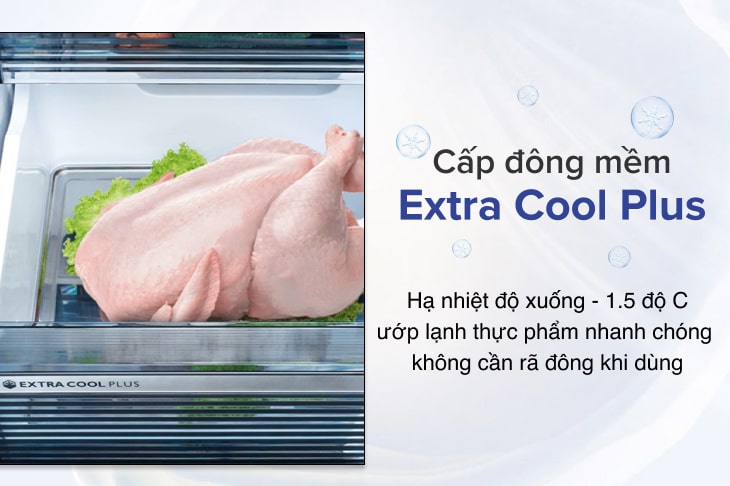 Ngăn cấp đông mềm Extra Cool Plus