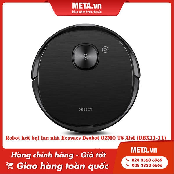 Robot hút bụi lau nhà Ecovacs Deebot OZMO T8 Aivi (DBX11-11)