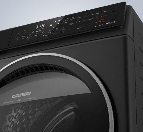 Đánh giá máy giặt sấy Panasonic dòng FR sấy 6kg về bảng điều khiển 