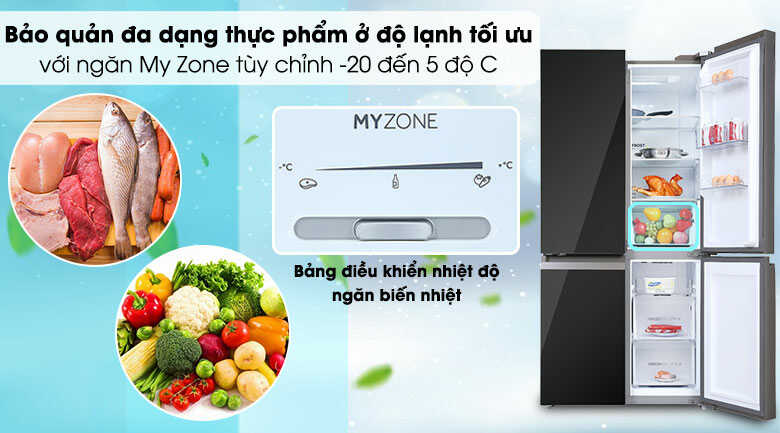 Tùy chỉnh nhiệt độ và độ ẩm với ngăn biến nhiệt My Zone