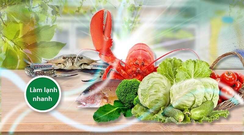 Chức năng làm lạnh nhanh của tủ lạnh AQUA